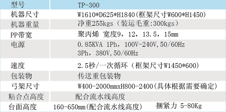 自动化侧捆式打包机TP-300