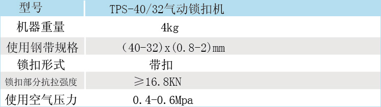 气动锁扣机TPS-40/32