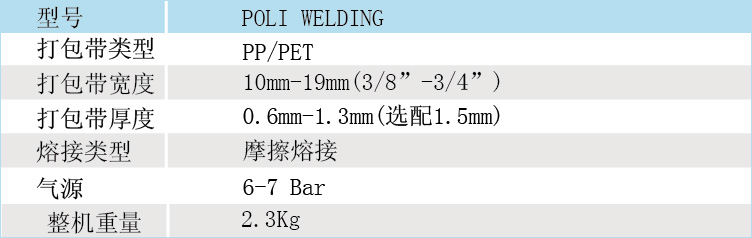 气动打包工具POLI WELDING